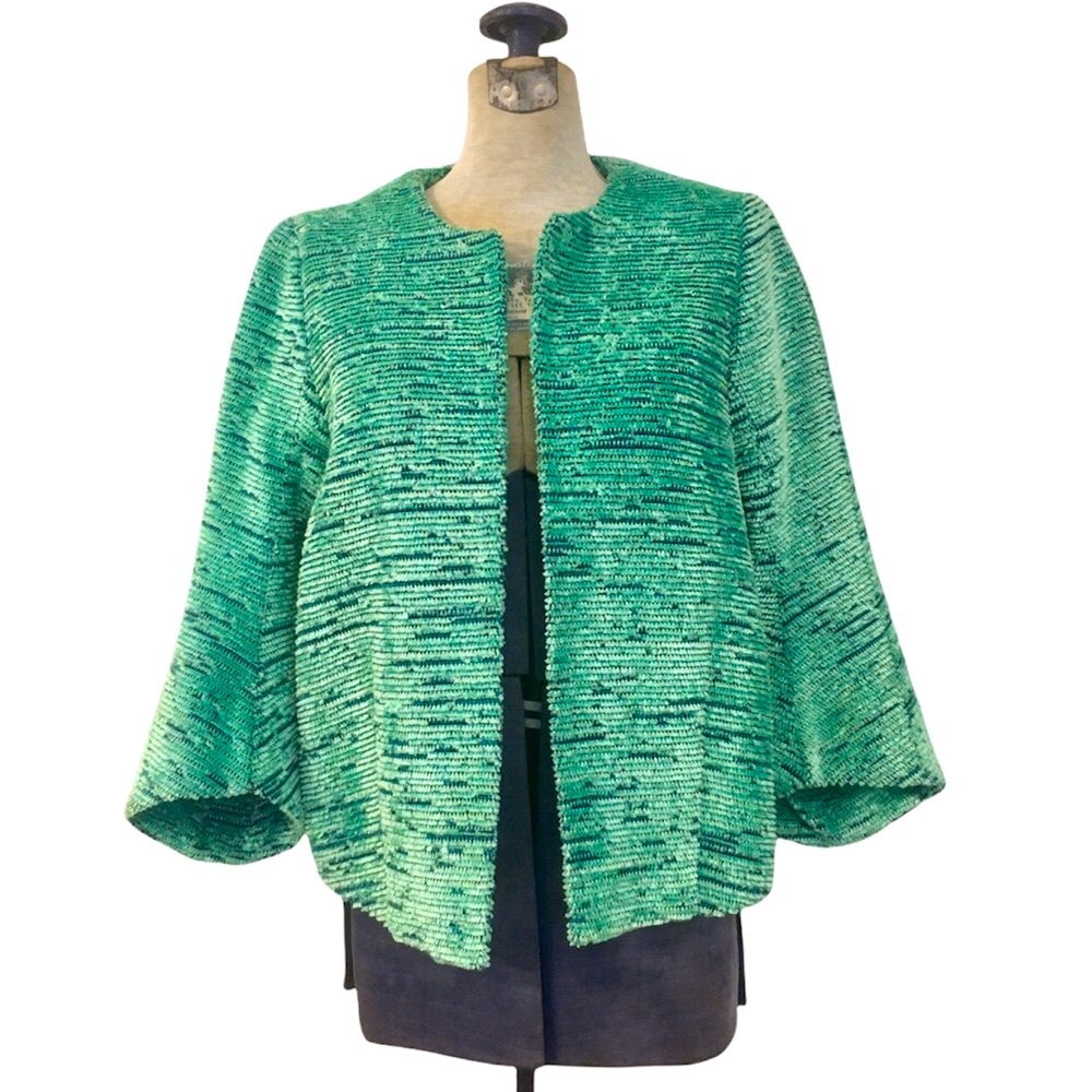 Textured Textured Open Jacket